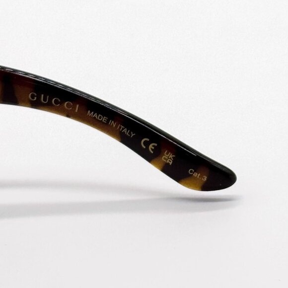 NEW GUCCI SUNGLASSES GG1575S 002 HAVANA UNISEX EYEWEAR